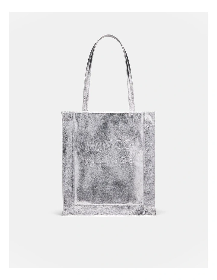 Explore Tote Bag in Silver