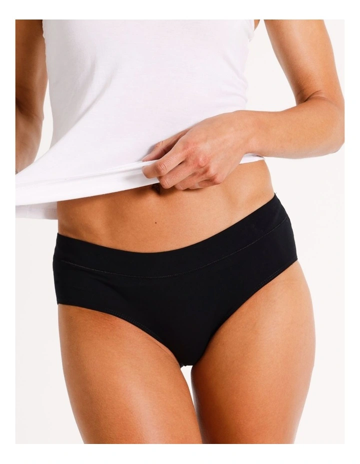 2 Pack Organic Cotton Boyleg in Black