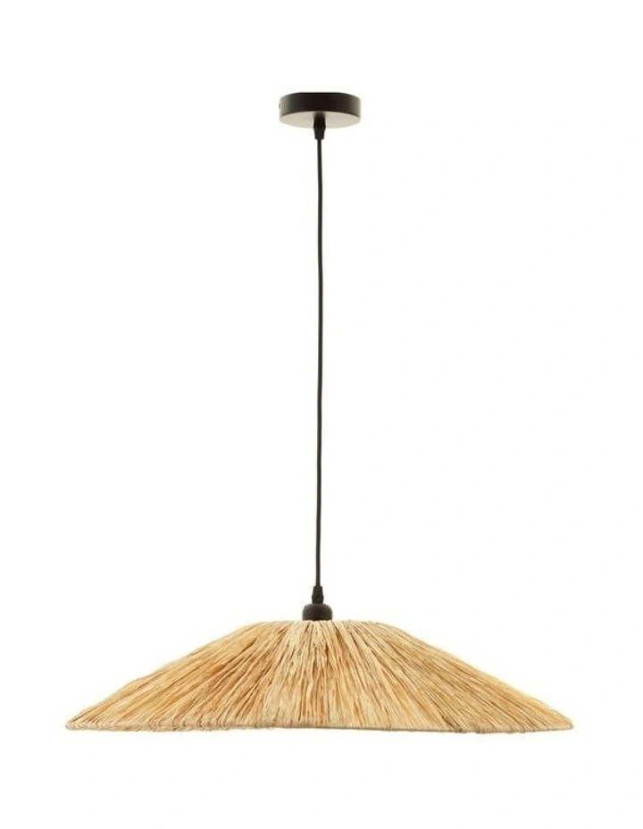 Lucia Raffia Pendant Light Medium in Natural