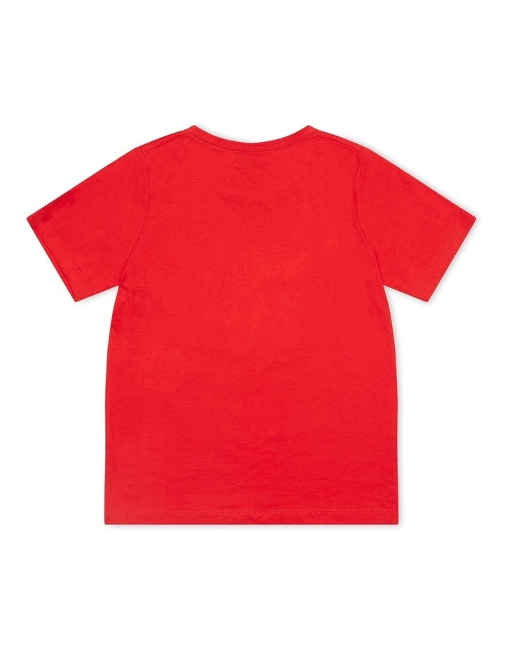 Christmas Graphic Tee in Red
