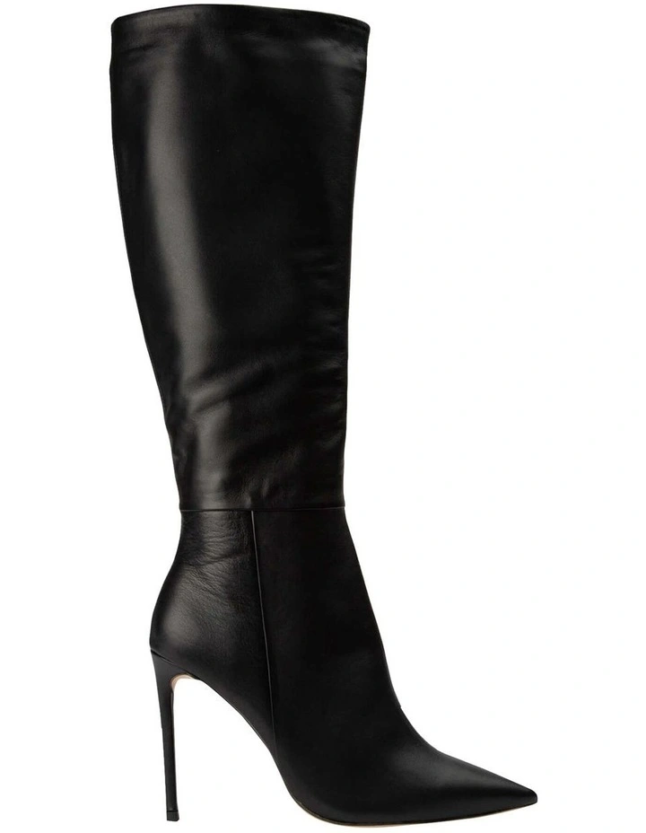 Apollo Calf Boots In Black Venice