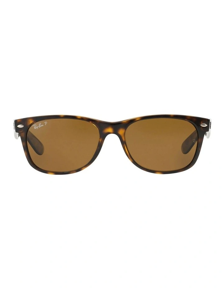 New Wayfarer Brown RB2132 Polarised Sunglasses