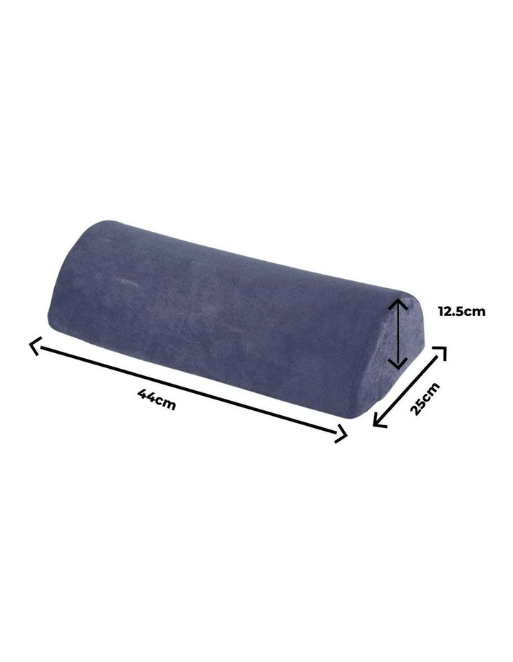 Memory Foam Foot Rest in Navy Blue