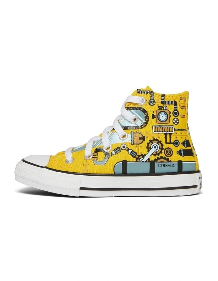 Chuck Taylor All Star High Summer Subs Youth Sneakers in Yellow