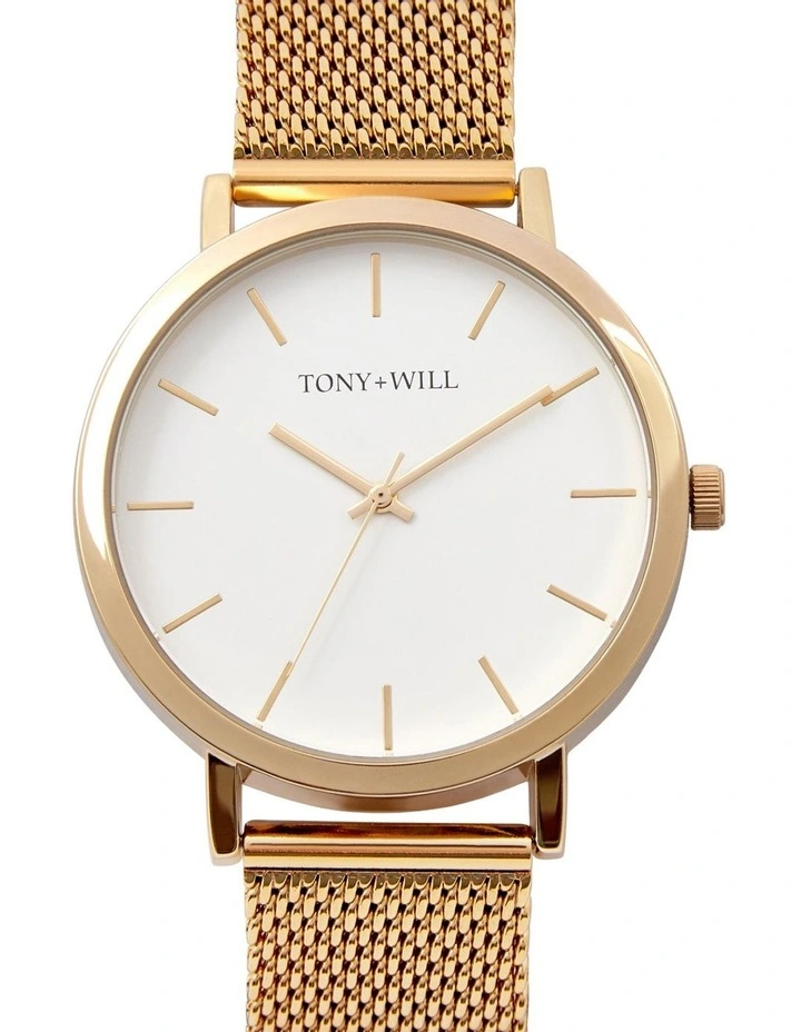 Classic Mesh Watch in Gold