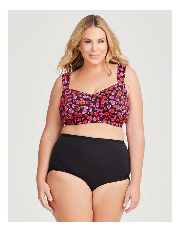 Wirefree Smooth Support Bra in Poppy Print