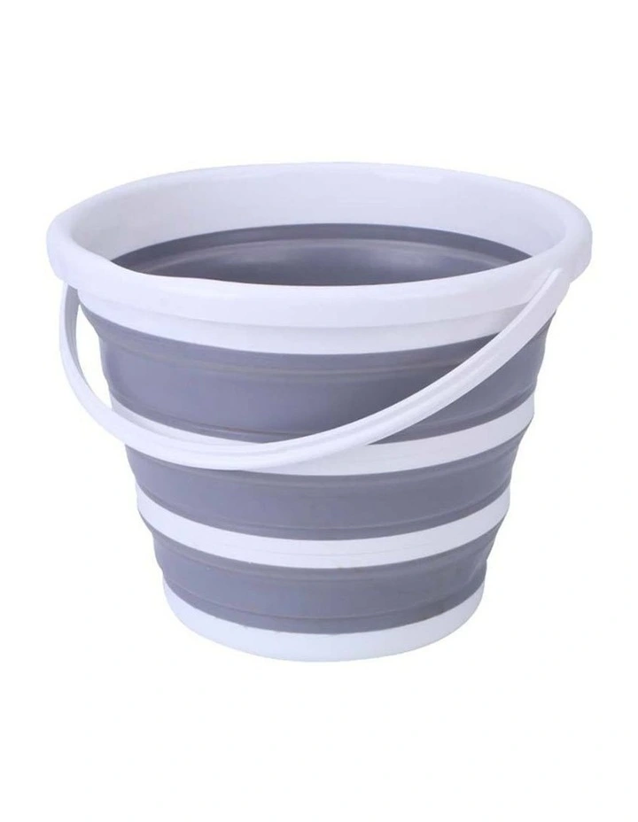 Collapsible Silicone Bucket 10L 6 Pack in Multicolor