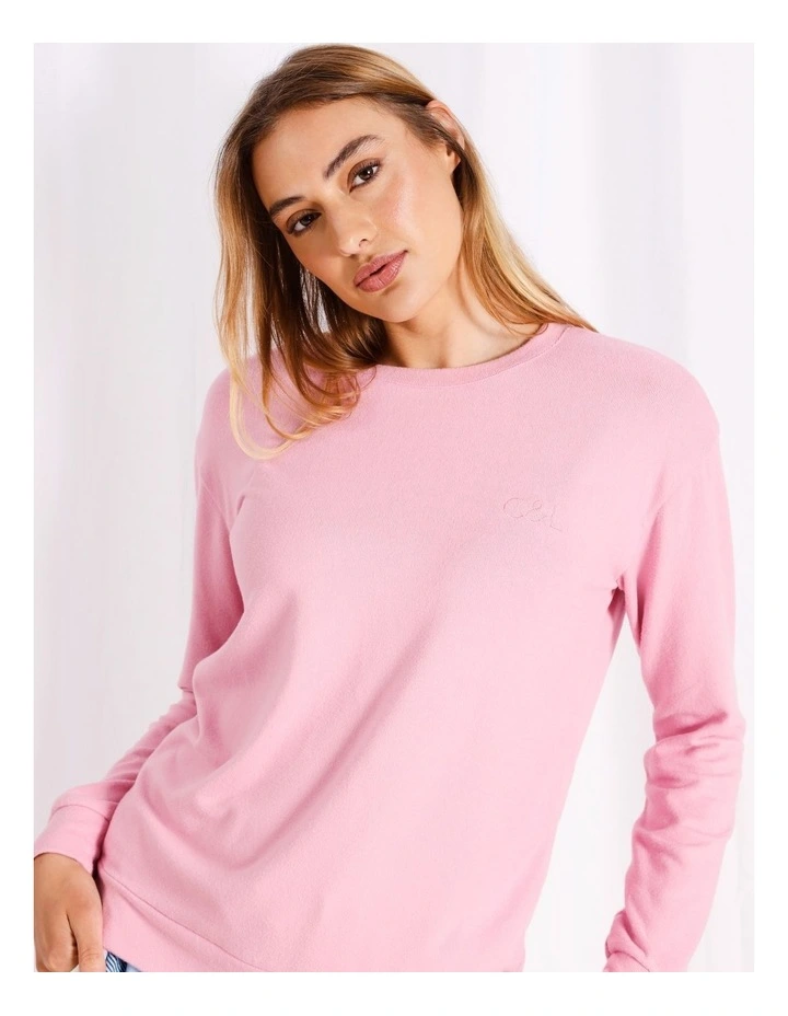 Supersoft Long Sleeve Top in Pink