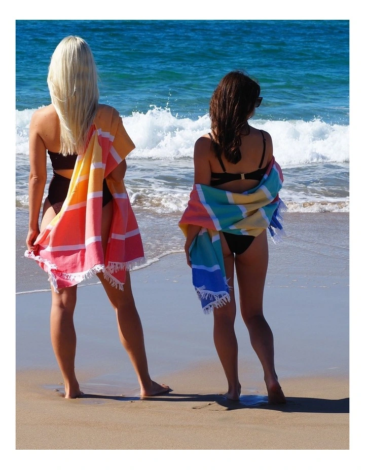 Cotton Beach Towel in Sunshine