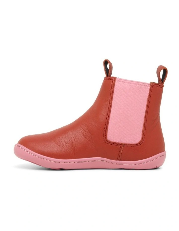 Peu Cami Gusset Youth Boots in Red