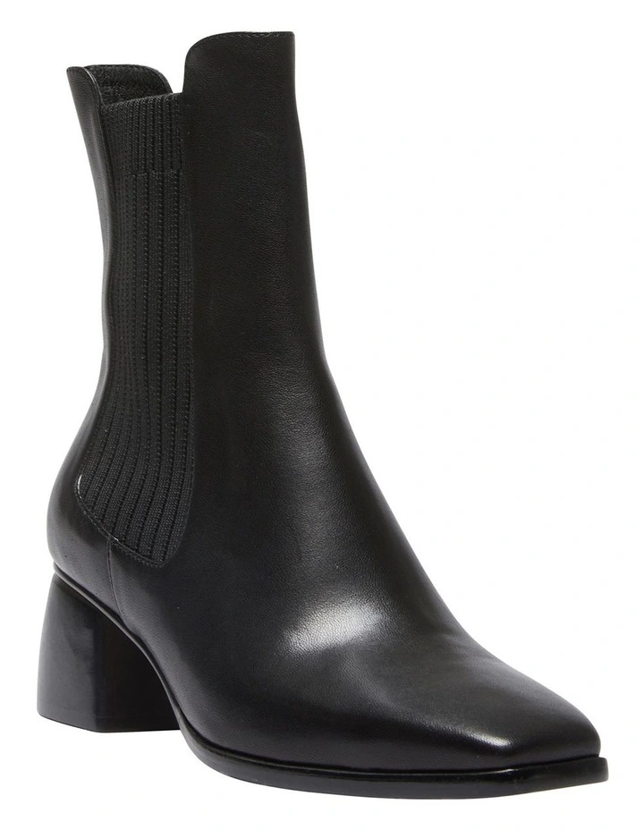 Pedro Boots in Black Leather