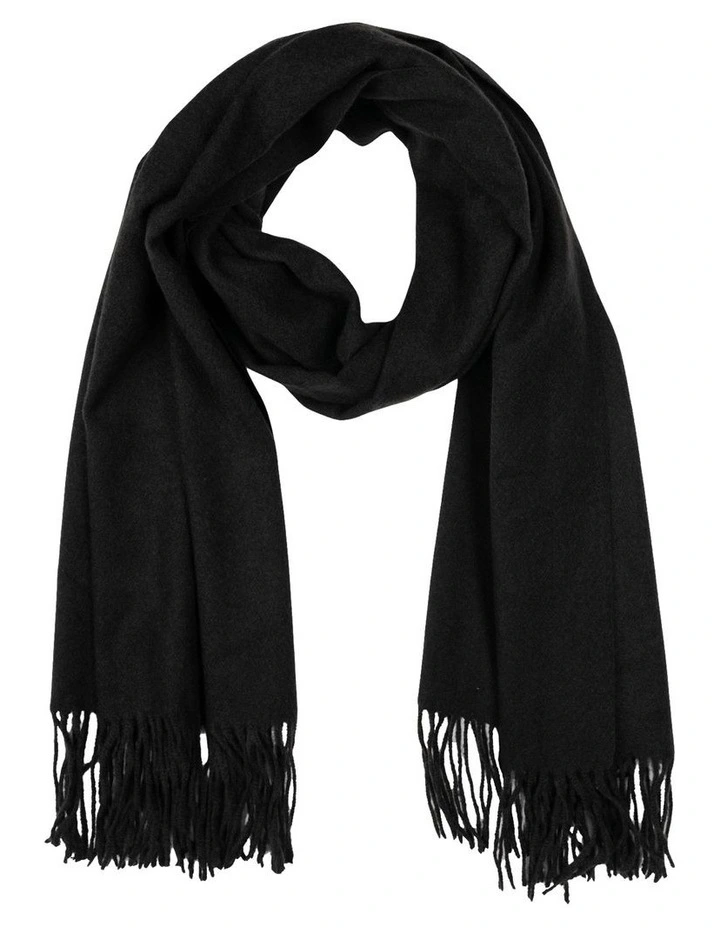 Classic Twill Scarf in Black