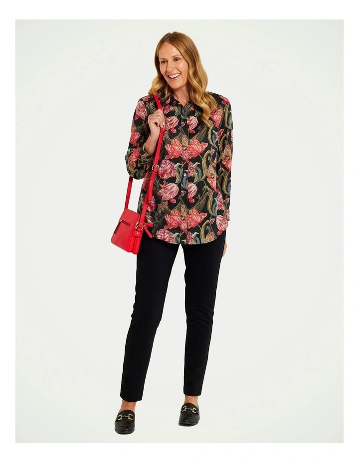 Midnight Sketch Liberty Shirt in Multi