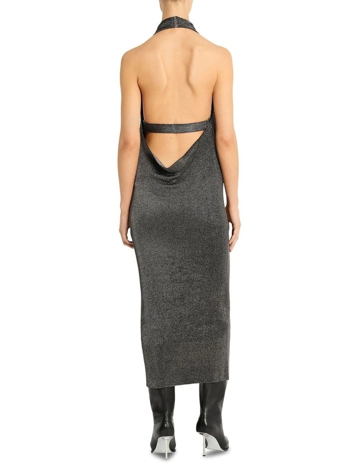 Havana Nights Dress in Gun Metal