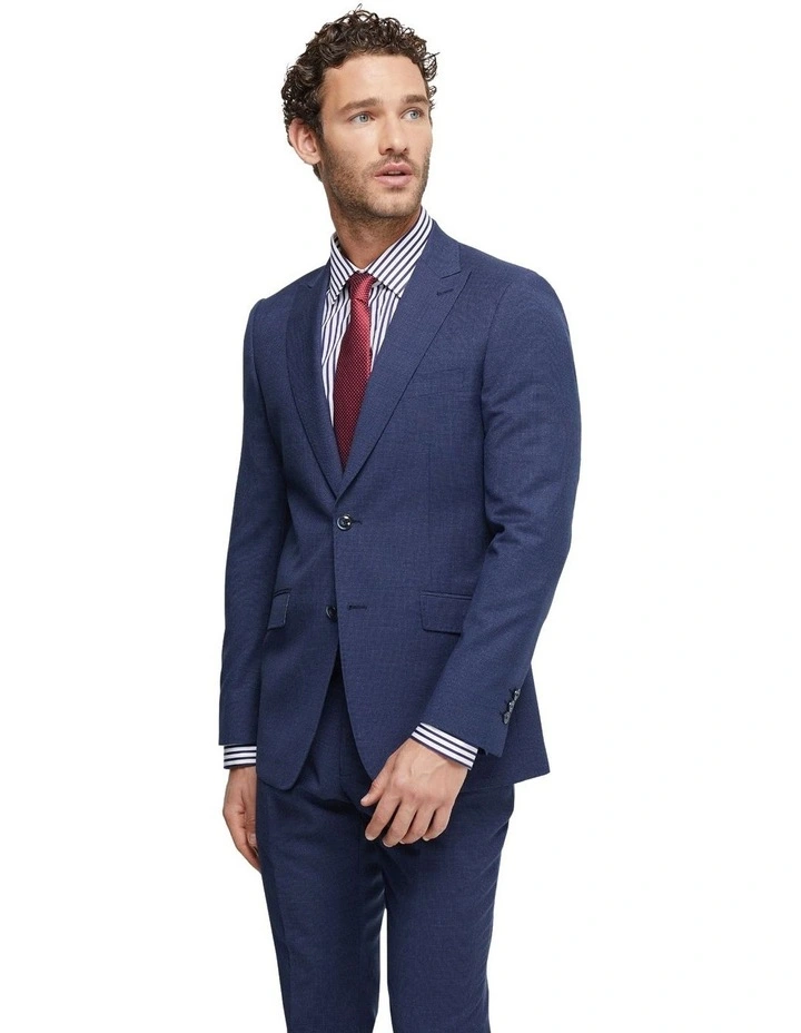 New Hopkins Wool Suit Jacket in Blue