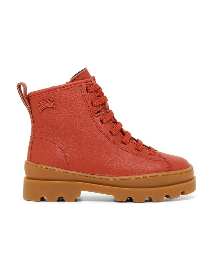 Brutus Lace Youth Boots in Red
