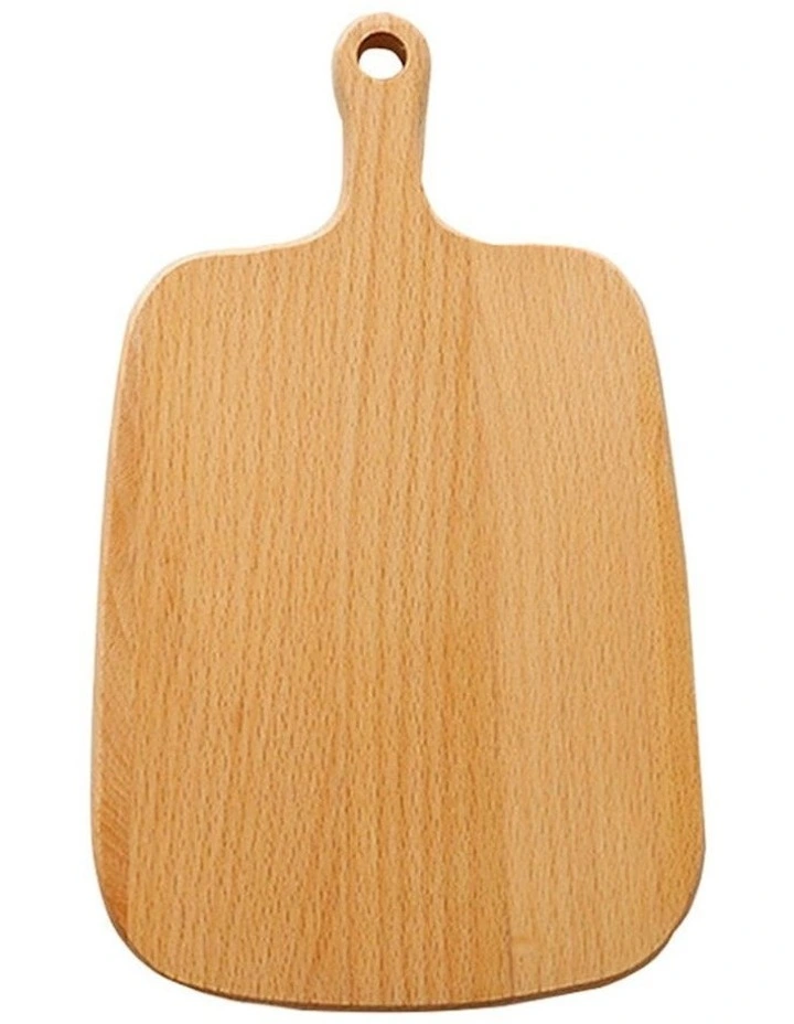 Rectangle Wooden Serving Tray with Handle 26cm in Brown
