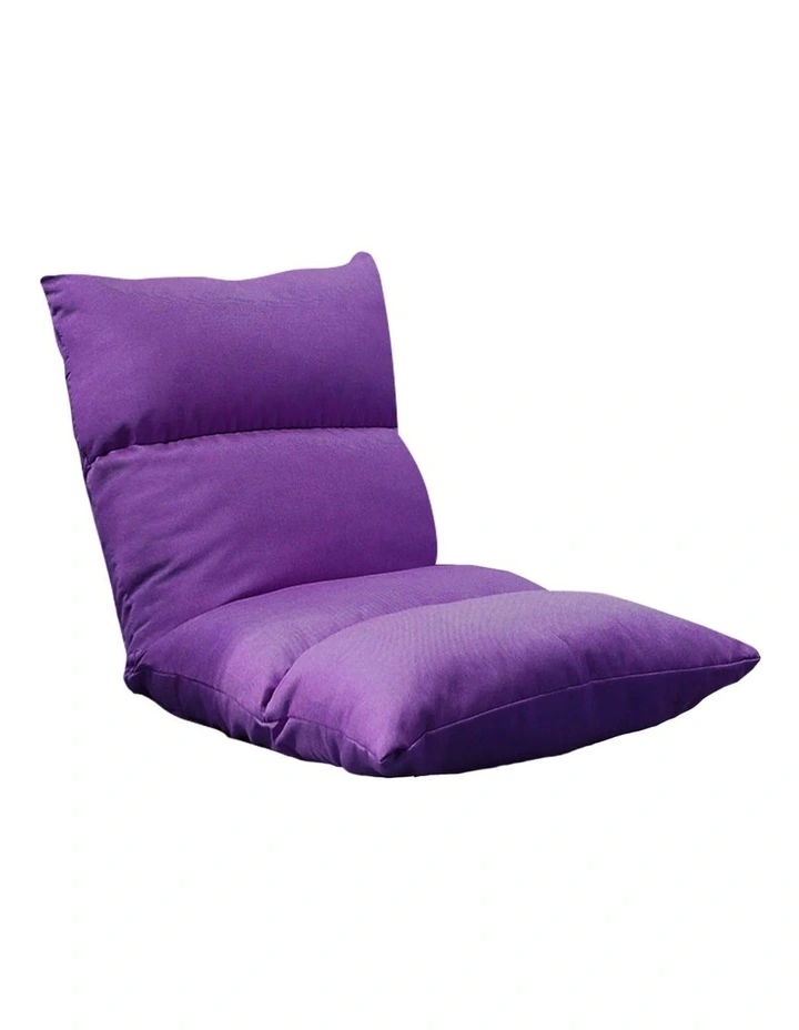 Floor Lounge Recliner Chair in Purple