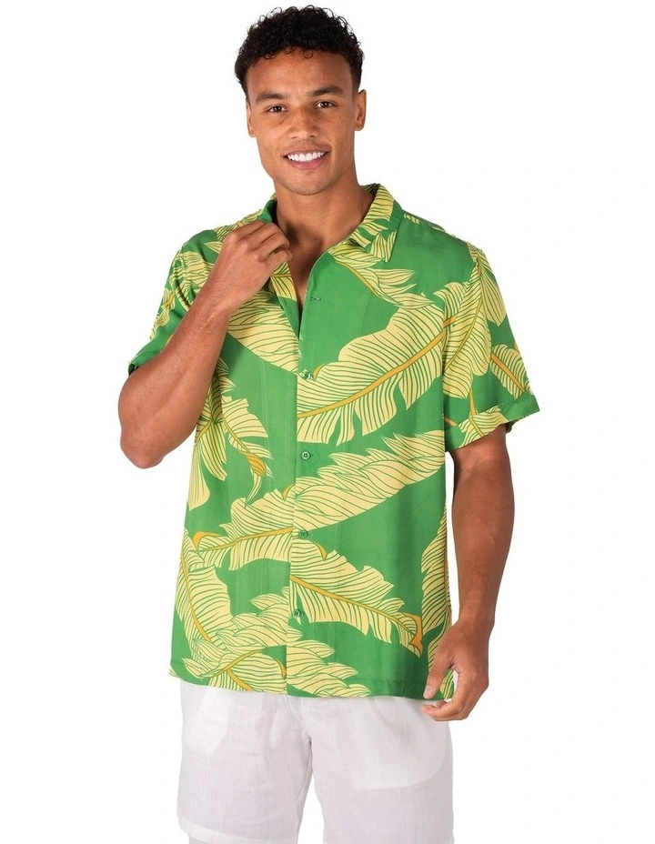 Kelly Camper Short Sleeve Shirt in Green