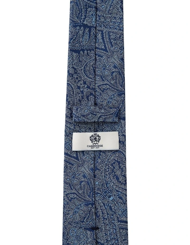 Wallpaper Paisley Silk Tie in Blue