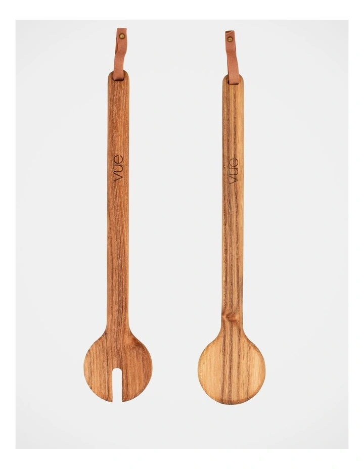 Entertaining Salad Servers 29cm in Teak