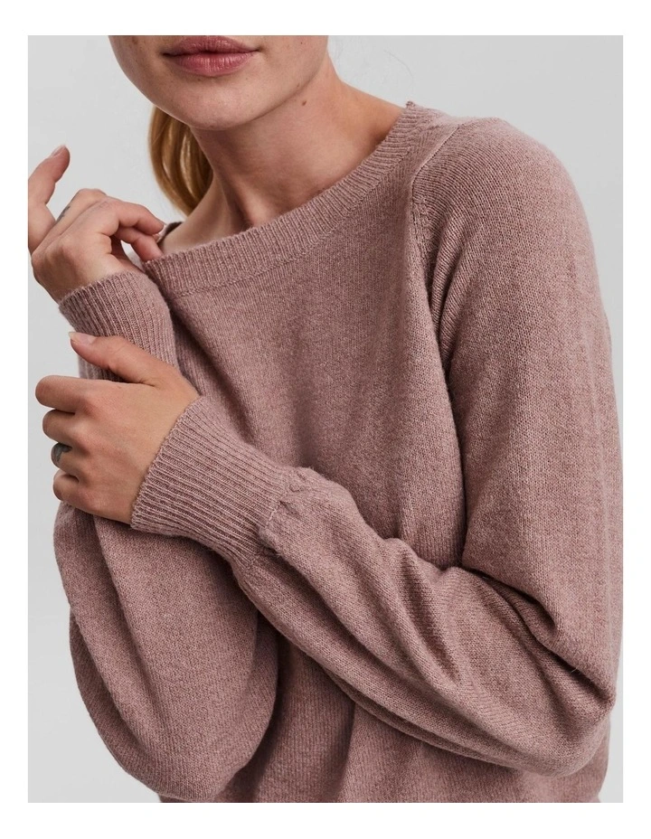Brilliant Long Sleeve Knit in Blush