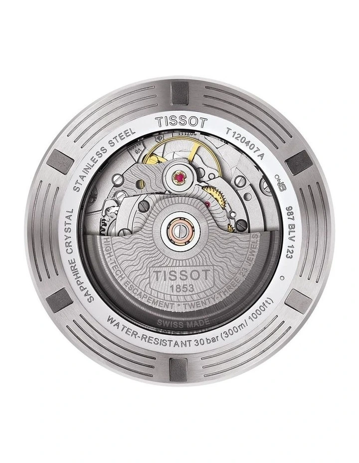 Seastar 1000 Powermatic 80 T1204071705100 Automatic Watch in Black