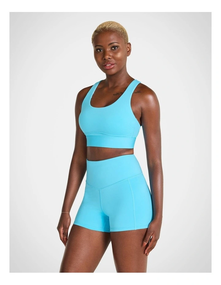 Euphoria Adjustable High Impact Sports Bra in Pacific