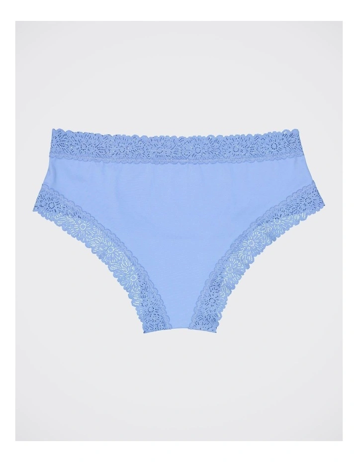 Sunnie Blossom Lace Cheeky Underwear in Blue Lion