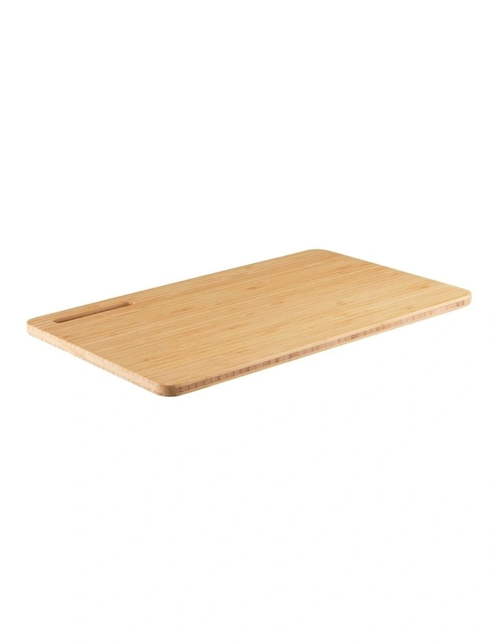 Evergreen Tri-Ply Bamboo Board With Phone Holder 35x23cm in Natural