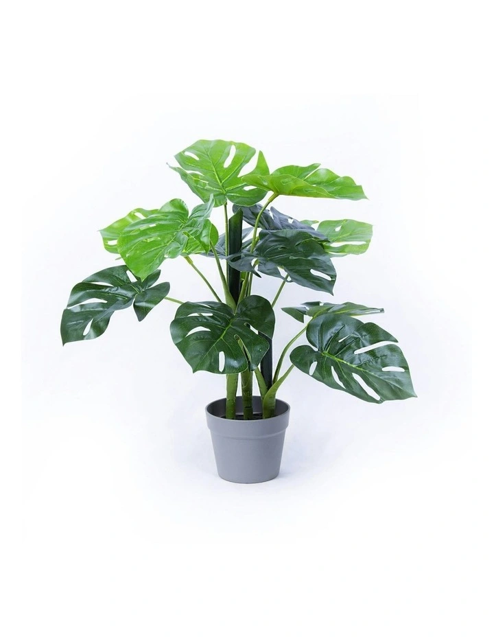 Faux Artificial Monstera Plant with Pot 60cm in Green