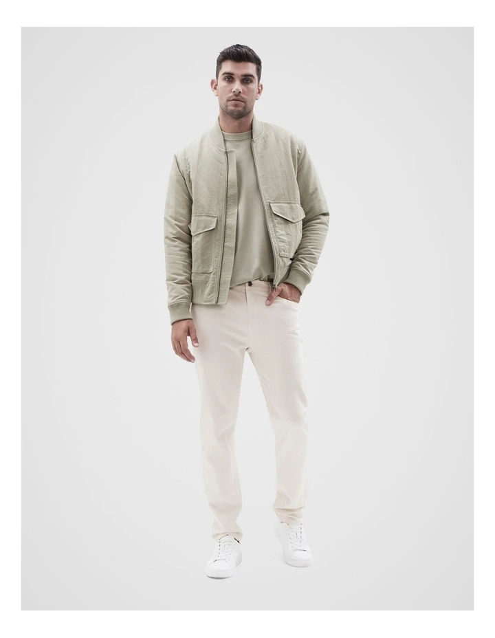 Utility Bomber Jacket in Fatigue Green