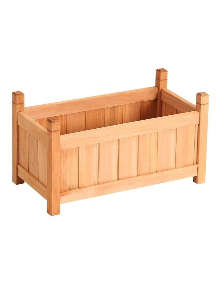 Wooden Garden Bed in Brown