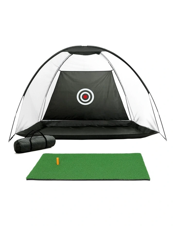 Golf Practice Net and Training Mat Set
