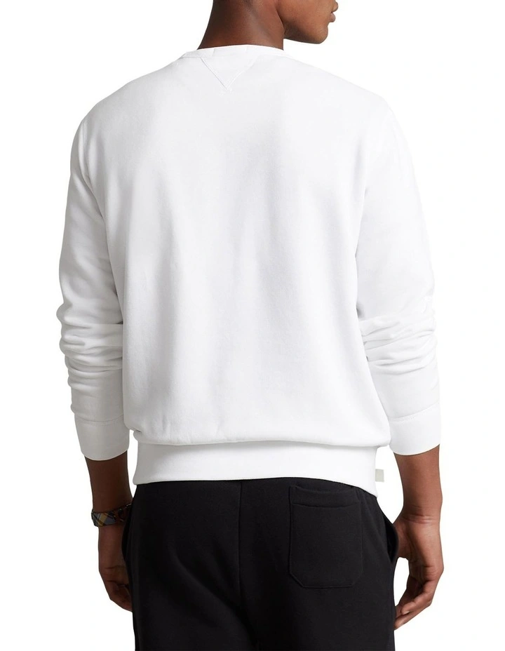 The Fleece Logo Sweatshirt in White