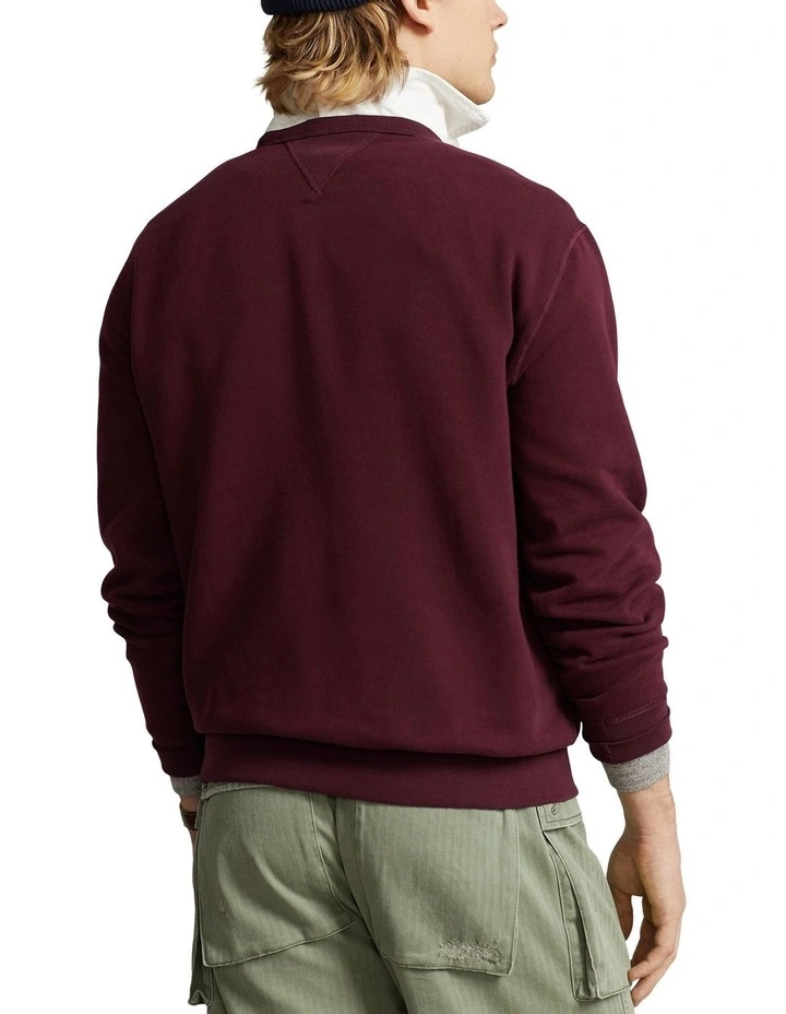 The Fleece Sweatshirt in Red