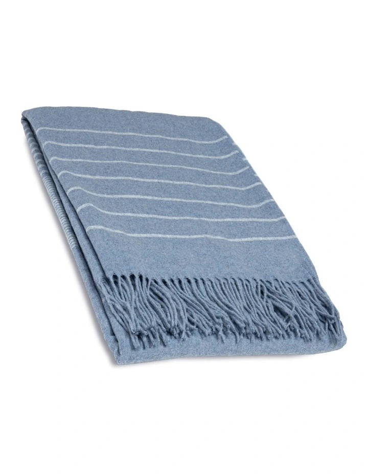 Paddington Throw Blanket in Forever Blue