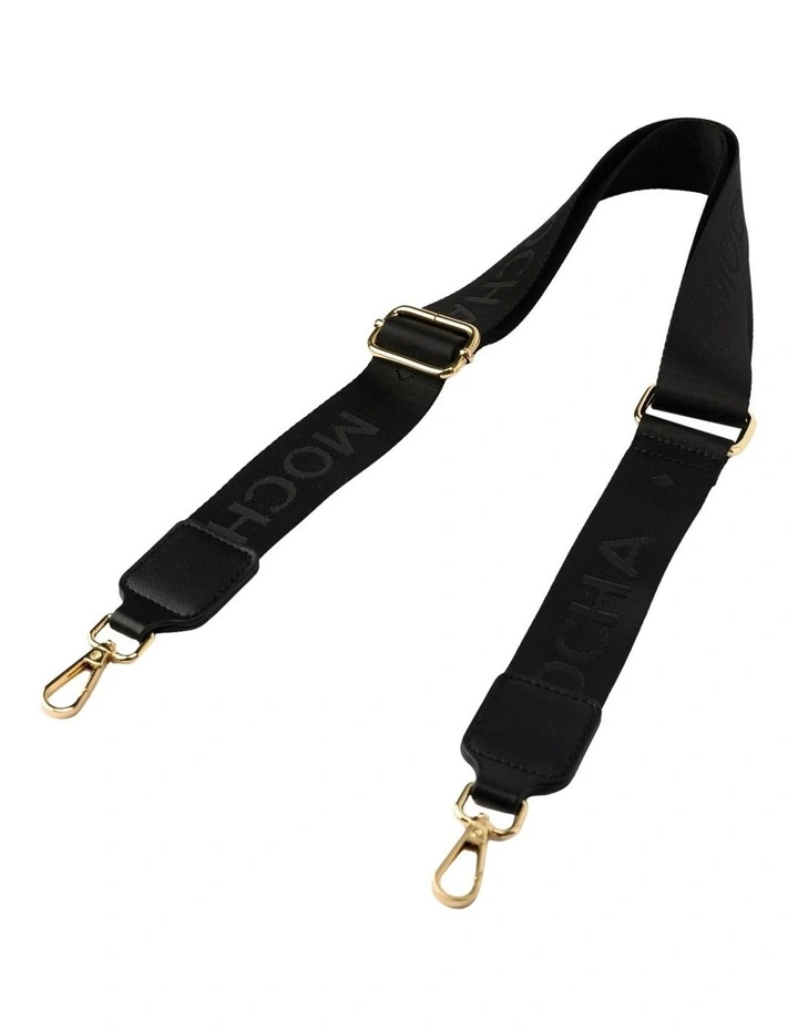 Logo Webbing Strap in Black
