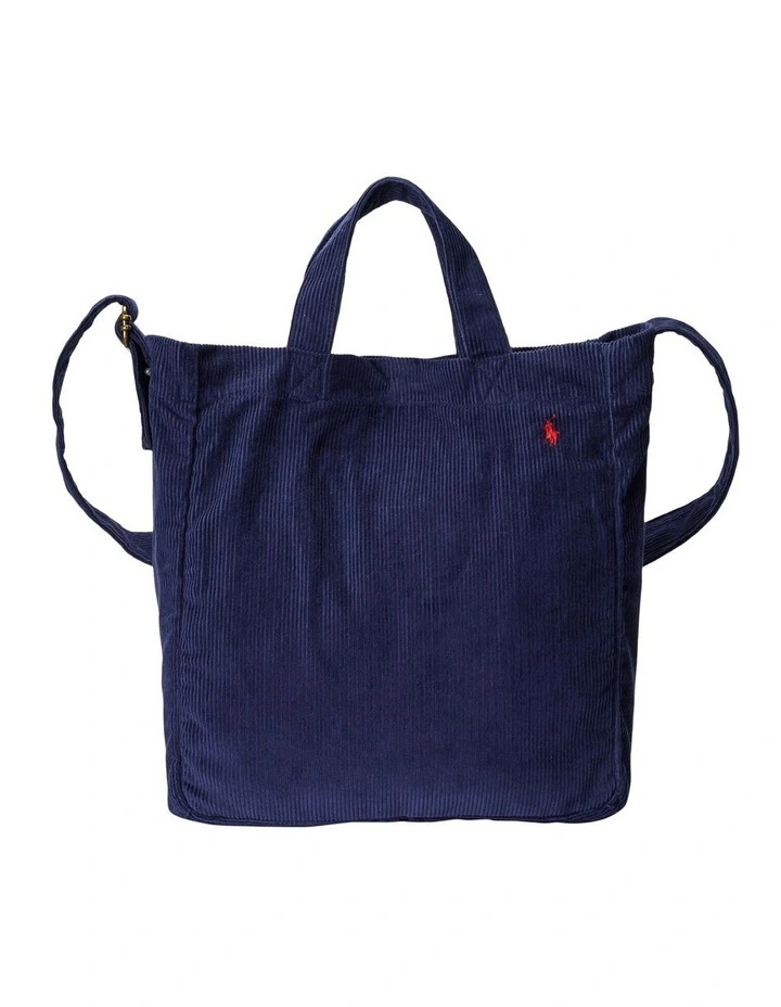Corduroy Tote in Navy