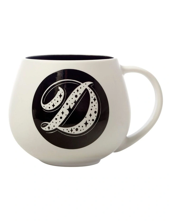 The Letterettes 450ml D Snug Mug Gift Boxed White