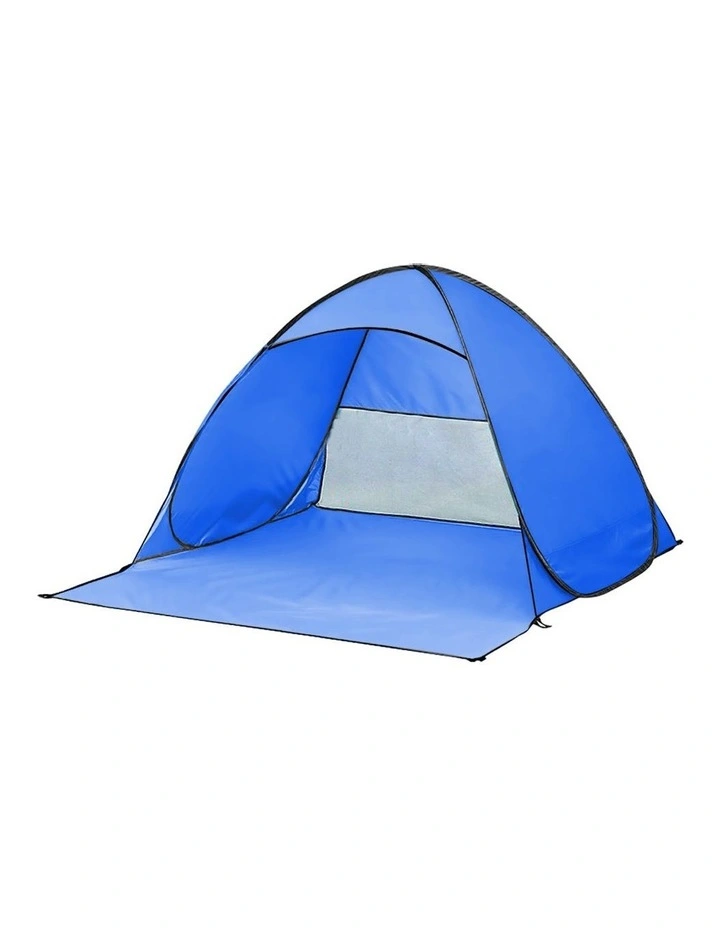 4 Person Pop Up Beach Tent in Blue