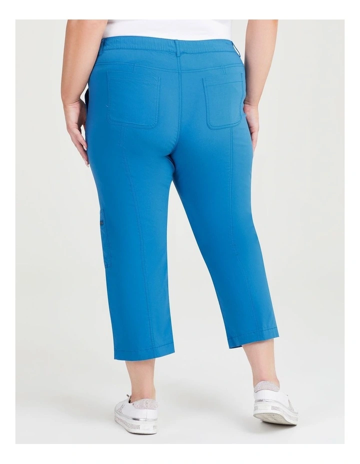Castaway Cargo 3/4 Pocket Pant in Dark Lagoon