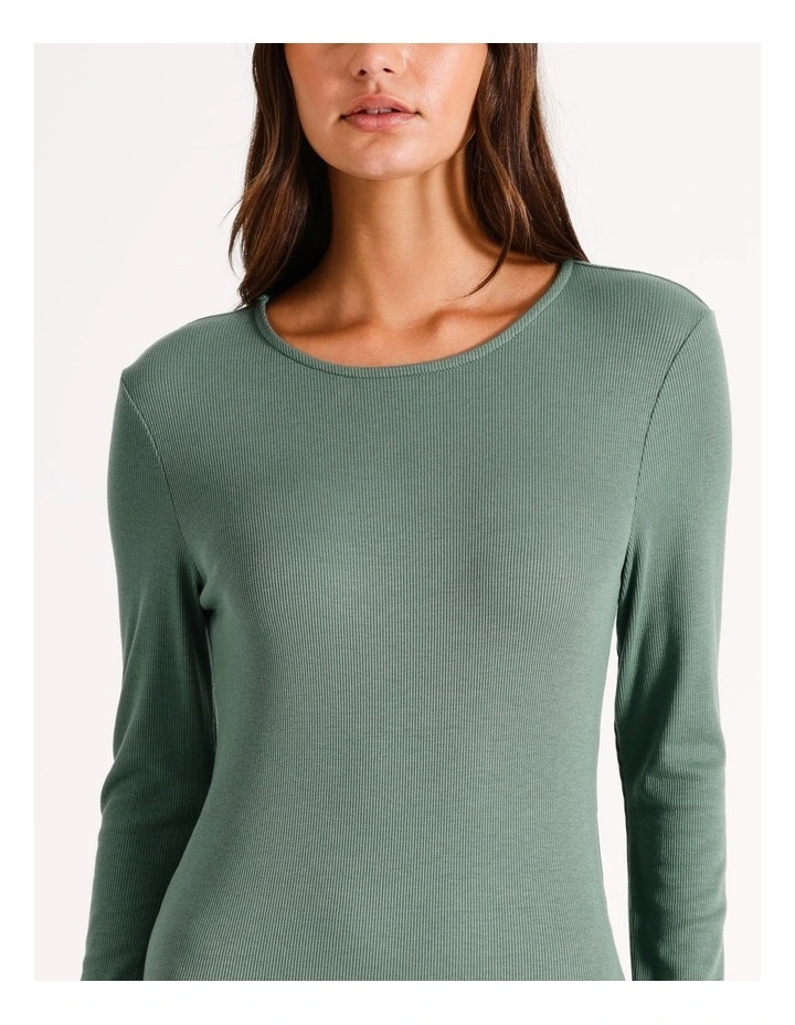 Roma Knit Dress in Dark Forest
