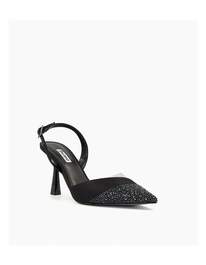 Carrie Slingback Heel in Black