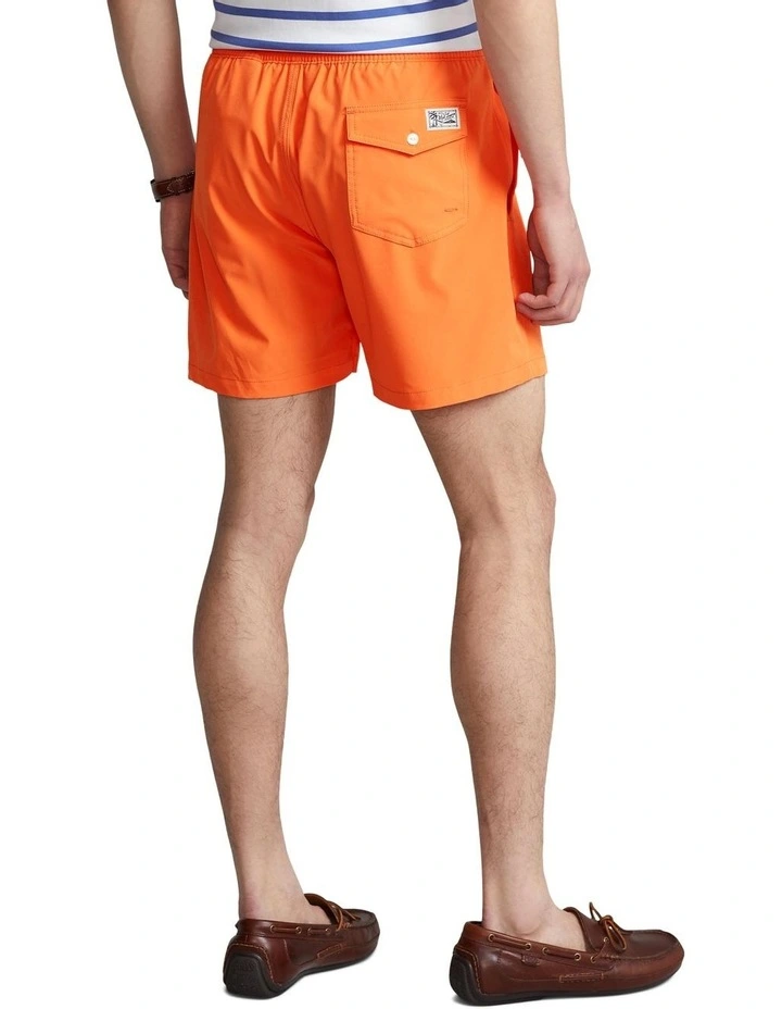 5.75-Inch Traveler Classic Swim Trunk in Orange