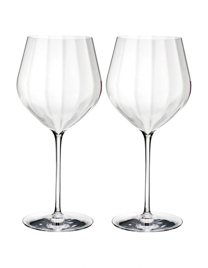 Elegance Optic Big Red Set of 2 Wine Glass