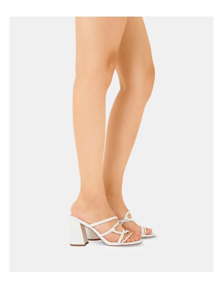 Luckie Heels in White