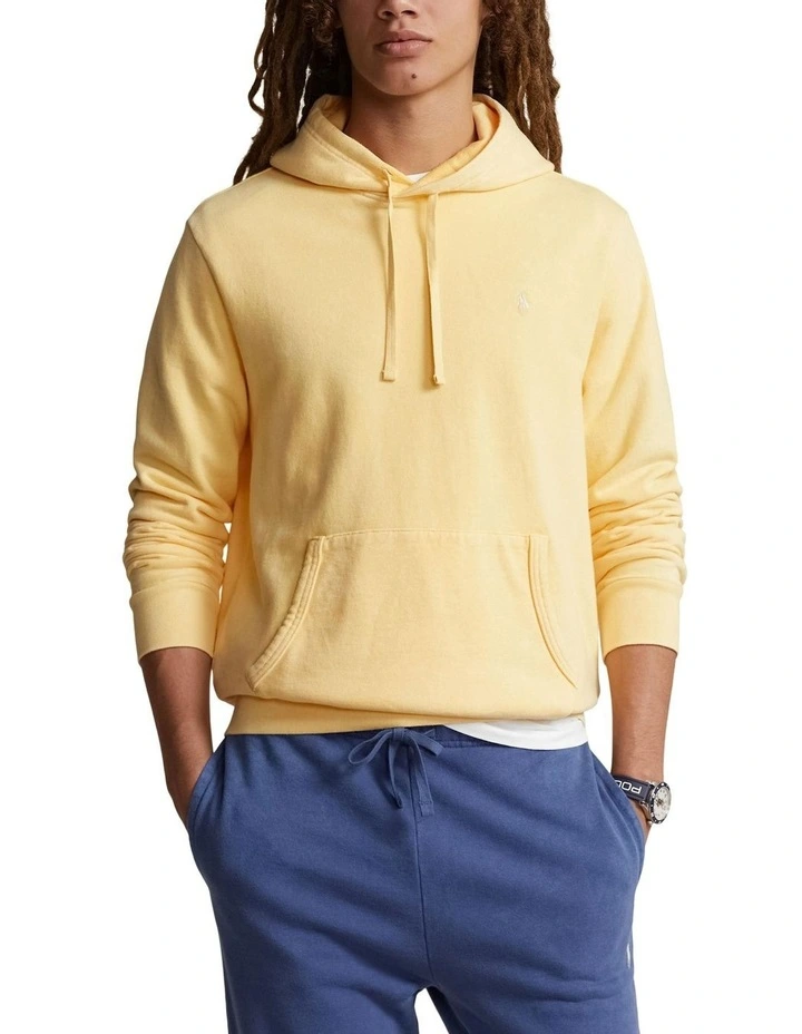 Loopback Fleece Hoodie in Yellow