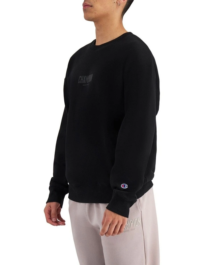 Rochester Base Crew Sweatshirt in Black