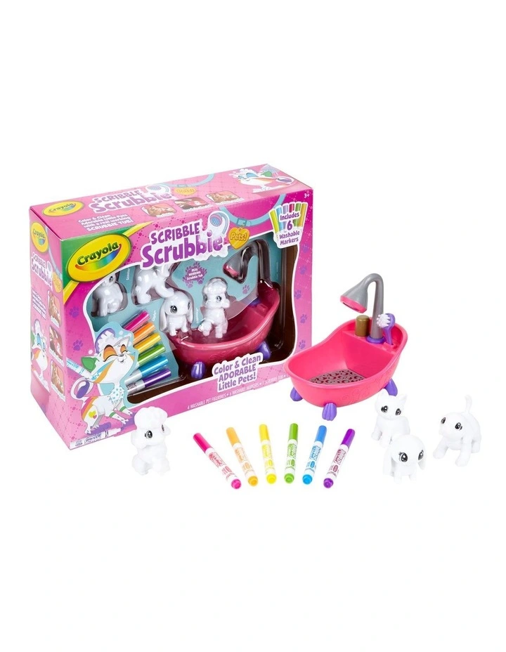 Scribble Scrubbies: Pet Scrub Tub Playset